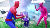 человек паук и эльза и анна и супергерои! танцы человек паук мультфильм на русском язык