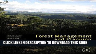Ebook Forest Management and Planning Free Read