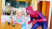 #SPIDERMAN VS THE #JOKER !! Bad Baby Babies #Spiderman vs #Frozen Elsa Toy Freaks Family Hidden Egg