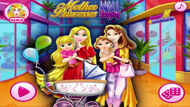 Mother Princesses Mall Shopping - Disney Princess Belle and Rapunzel Game