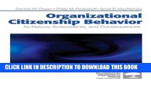 Best Seller Organizational Citizenship Behavior: Its Nature, Antecedents, and Consequences