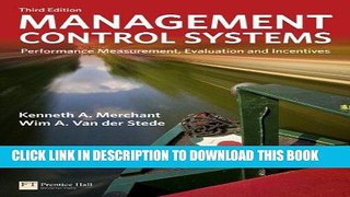 Ebook Management Control Systems: Performance Measurement, Evaluation and Incentives (3rd Edition)