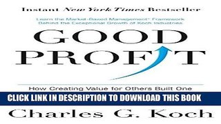 Ebook Good Profit: How Creating Value for Others Built One of the World s Most Successful