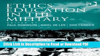 Download Ethics Education in the Military Free Books