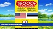 Best Buy Deals  16000+ English - Estonian Estonian - English Vocabulary (ChitChat WorldWide)