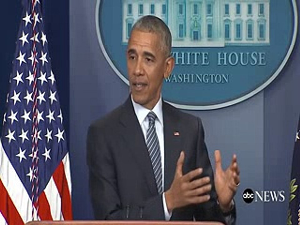 Obama First Press Conference after presidential election part 6