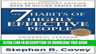 Best Seller The 7 Habits of Highly Effective People: Powerful Lessons in Personal Change Free Read