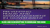 Ebook Preventing Fraud and Mismanagement in Government: Systems and Structures (Wiley Corporate F