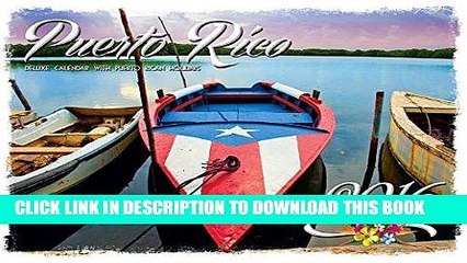 Best Seller Puerto Rico Deluxe Wire-O Calendar 2016 - 12 x 9.5 (English and Spanish Edition)