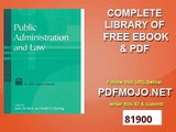 Public Administration and Law (ASPA Classics (Paperback))