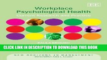 Ebook Workplace Psychological Health: Current Research and Practice (New Horizons in Management)