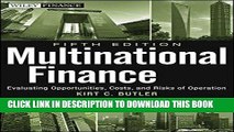 Best Seller Multinational Finance: Evaluating Opportunities, Costs, and Risks of Operations Free