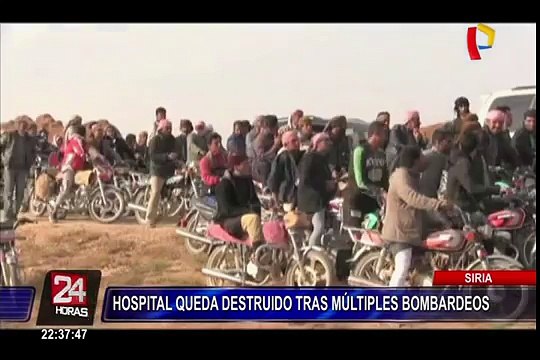 Siria: bombardeos destruyen importante hospital