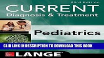 [PDF] CURRENT Diagnosis and Treatment Pediatrics, Twenty-Third Edition (Lange) Full Collection