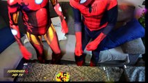 SpiderMan Ironman ile şekerleme tuzağına düşer. İyi bir şaka onları şakacı
