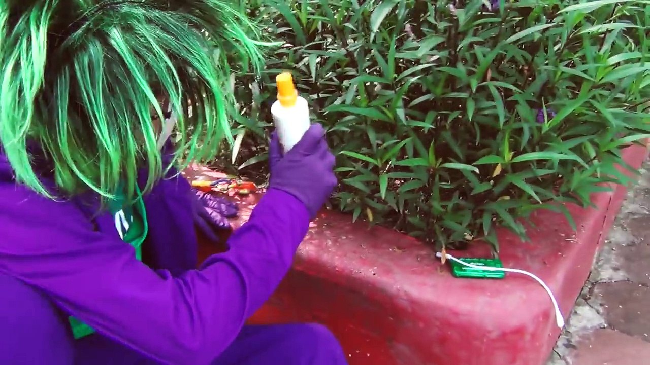 Spiderman has Bomb? w/ vs Joker,Frozen Elsa, Maleficent, Hulk Funny Superhero In Real Life
