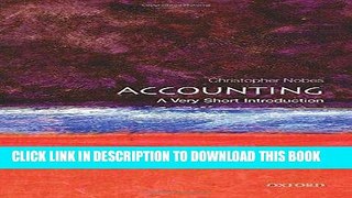 [PDF] Accounting: A Very Short Introduction Popular Collection