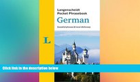 Must Have  Langenscheidt Pocket Phrasebook German (Langenscheidt Pocket Phrasebooks)  Full Ebook