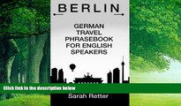 Best Buy Deals  Berlin German Travel Phrases for English Speakers: The most useful 1.000 phrases