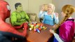Frozen Elsa & Frozen Anna, Spiderman vs Joker GHOST PRANK w/ Hulk, Maleficent Fun Superhero Movie