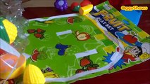 Learn names of fruits and vegetables with toy velcro cutting fruits and vegetables from OggyShows