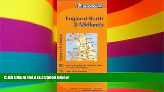Ebook deals  Michelin Map Great Britain: England North   The Midlands 502 (Maps/Regional