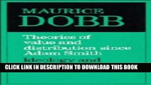 Ebook Theories of Value and Distribution since Adam Smith: Ideology and Economic Theory Free Read