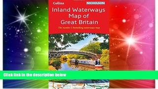 Ebook Best Deals  Collins Nicholson Inland Waterways Map of Great Britain  Most Wanted