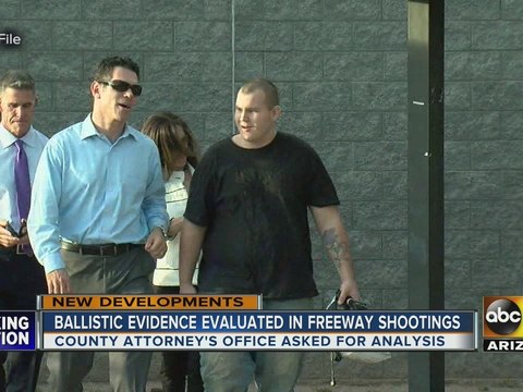 Forensic evaluation in freeway shootings