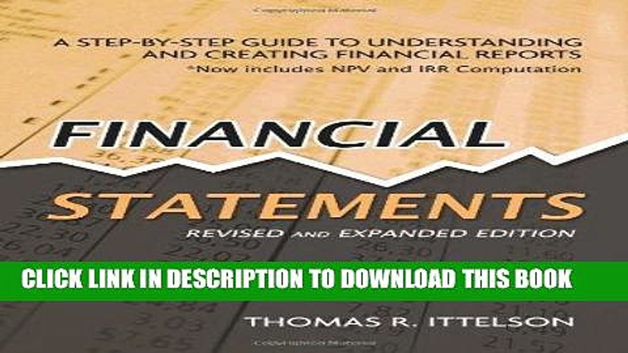 [PDF] FREE Financial Statements: A Step-by-Step Guide to Understanding and Creating Financial