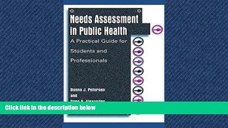 Read Needs Assessment in Public Health: A Practical Guide for Students and Professionals