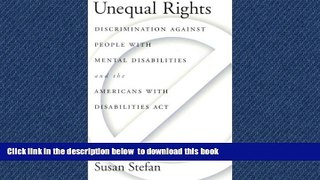 liberty book  Unequal Rights: Discrimination Against People with Mental Disabilities and the