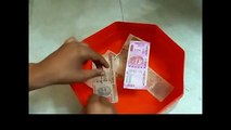 New 500  RUPEE NOTE Water Test!!!  new 2000 rs note features