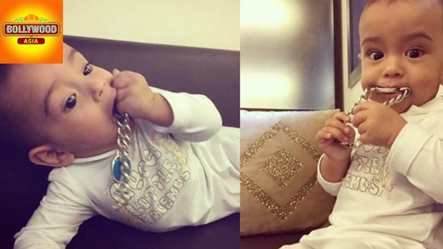 Salman Khan's Little Nephew Ahil Chews His Lucky Bracelet | Bollywood Asia