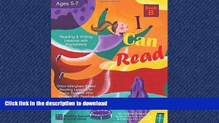 READ  I Can Read, Book B: Orton-Gillingham Based Reading Lessons for Young Students Who Struggle