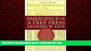 liberty books  Emergence of a Free Press online pdf