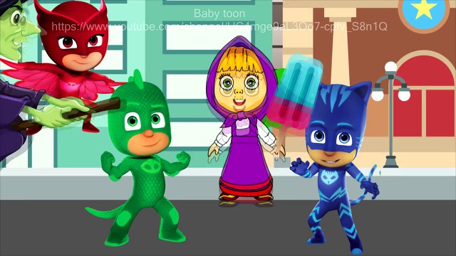 Masha And The Bear cry Romeo took her pet PJ Masks Owlette save her