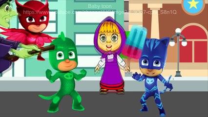 Masha And The Bear cry Romeo took her pet PJ Masks Owlette save her