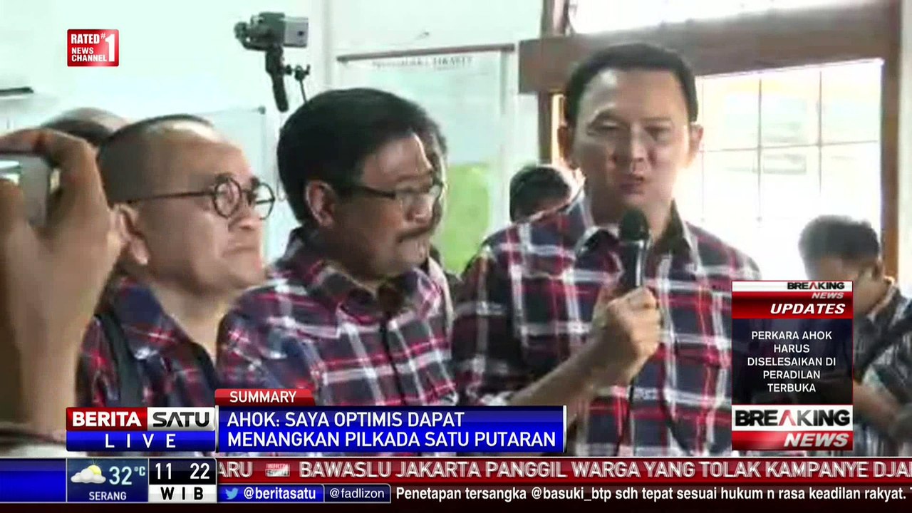 Tanggapan Ahok Setelah Ditetapkan Tersangka Kasus Penistaan Agama