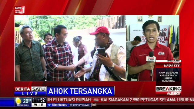 Meski Ditetapkan Tersangka, Ahok dan Timses Tetap Menjalani Kampanye