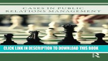 [PDF] Epub Cases in Public Relations Management Full Download