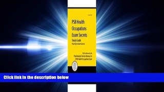 Online eBook  Psb Health Occupations Exam Secrets: PSB Test Review for the Psychological Services