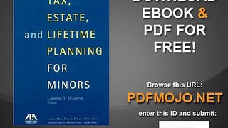 Tax, Estate, and Lifetime Planning for Minors