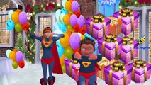 Happy Birthday Song Rhymes for Children Superman Cartoons | Happy Birthday Nursery Rhymes for Babies