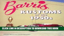 [PDF] Epub Barris Kustoms of the 1950s Full Download