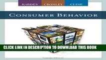 [PDF] Epub By Frank (Frank Kardes) Kardes, Maria Cronley, Thomas Cline: Consumer Behavior Full