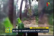República Dominicana: miles de damnificados por fuertes lluvias