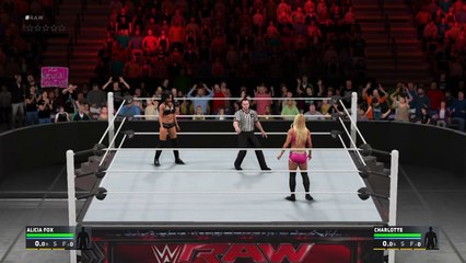 WWE 2K17 - Charlotte Top Rope Jumping Bug