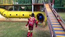 Spiderman Vs Ironman Fight Video For Children | SuperHero Spiderman And Ironman Real Life Fight