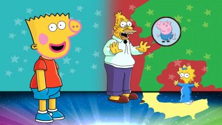 PEPPA PIG ENGLISH EPISODES The Simpsons NEW 2016 Full Coloring Cartoon Episode